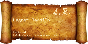 Lagner Ramón névjegykártya